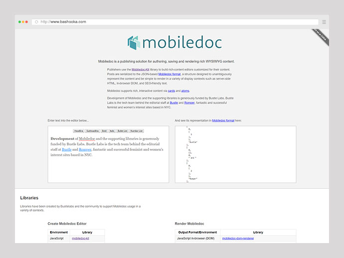 Mobiledoc