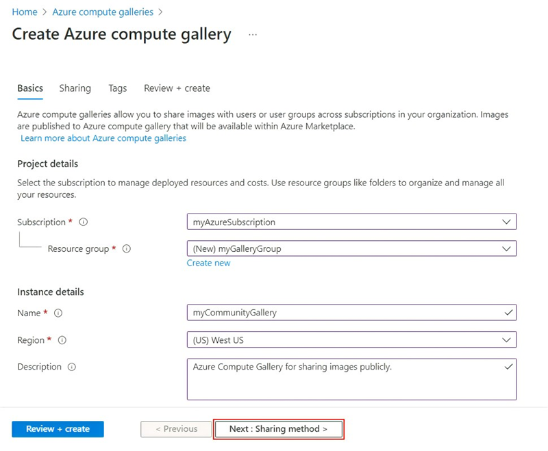 Screenshot showing where to select to go on to sharing methods.